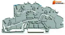 Wago 3-katlı 4 (2,5) mm² N/L Gri